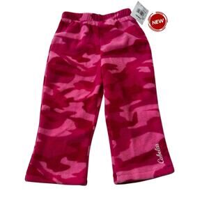 Cabelas Pink Camo Fleece Winter Pants Baby Girl Size 24 Months NWT | 3-5-1